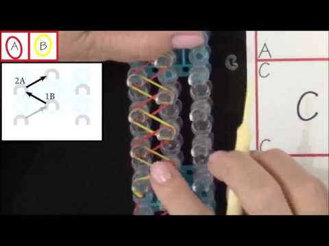 Bracelet chaîne simple Rainbow Loom France