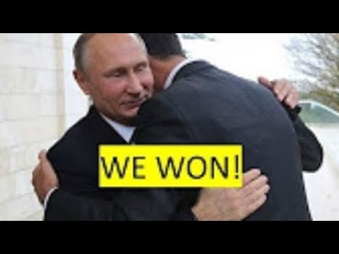 BREAKING Assad Syrian President &  Putin Embrace in Russia November 2017 News Video