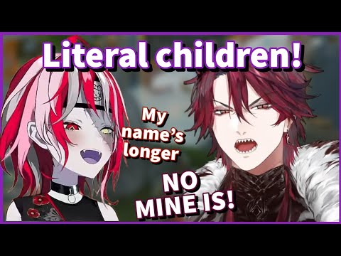 Jurad and Ollie were fighting over their LONG ASS NAMES! 💀【Kureiji Ollie | Jurard T Rexford】