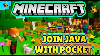 HOW POCKET EDITION PLAYERS CAN PLAY WITH JAVA PLAYERS IN MINECRAFT | JOIN JAVA SERVERS IN MOBILE