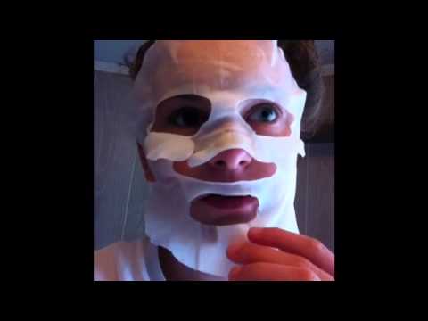 Testing of the brightening essence face mask tissue