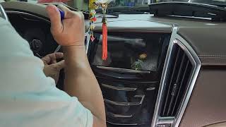 Cadillac SRX radio removal