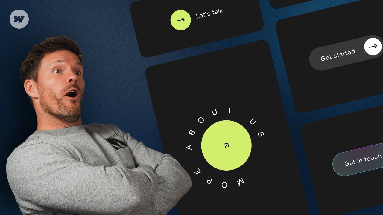 Steal these 5 WEBFLOW BUTTONS [cloneable]