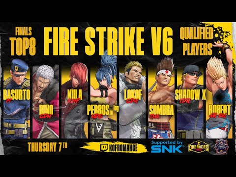 #KOFXV FireStrike v6 North America KOF XV Tournament Gran Finals. Winner Fights International player