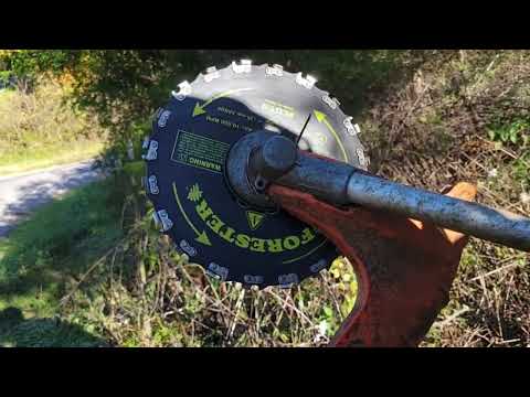 This is the best Brush & tree cutting blade for a string trimmer