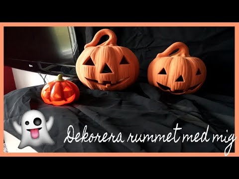 ♡Pynta rummet med mig | Halloweenvecka 2017 | Egoprinsessan♡
