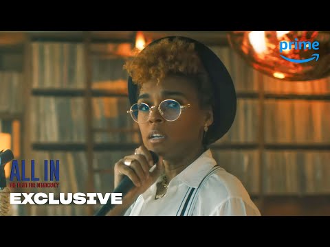 ジャネル・モナエ、オール・インの「ターンテーブルズ」を披露。民主主義のための戦い (Janelle Monáe performs “Turntables” from All In: The Fight for Democracy)
