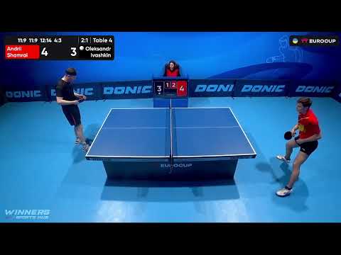 10:45 Andrii Shamrai - Oleksandr Ivashkin 27.07.2023 TT Euro.Cup Ukraine Star. TABLE 4