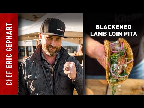 Mediterranean Lamb Loin Pita made on Kamado Joe with Chef Eric Gephart