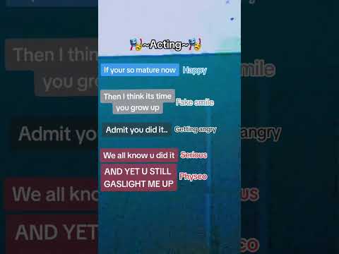 Acting!🎭#acting #actingchallenge #lipsyncacting #actingquotes #lyrics #moviescenes #lipsync #fyp