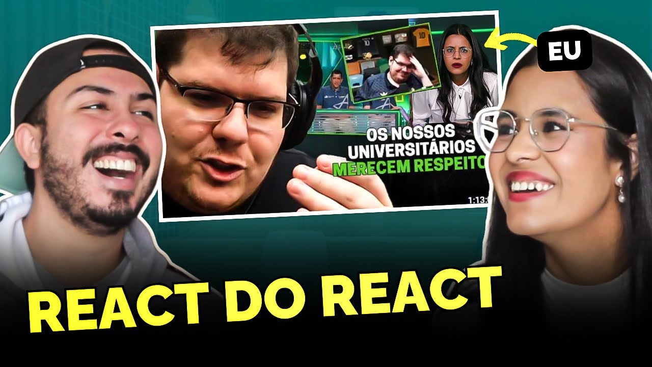 O CASIMIRO REAGIU A MINHA PARTICIPAÇÃO NO SHOW DO MILHÃO - REAGIMOS AO REACT DELE *choramos de rir*