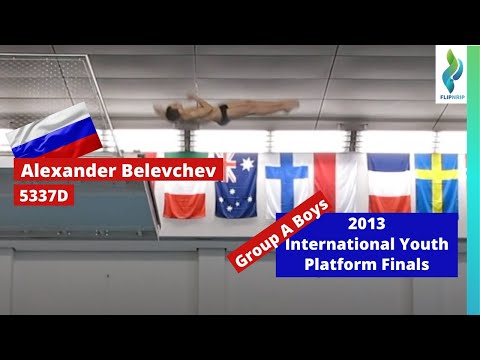 2013 Alexander Belevchev - Team Russia - 5337D International Youth Diving Meet - A Boys platform