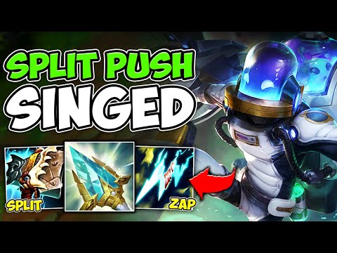 I DISCOVERED A SPLIT PUSH SINGED BUILD AND IT'S GAME BREAKING!
