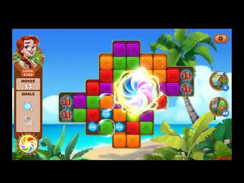 Lost Island Blast Adventure Level 1748 NO BOOSTERS - A S GAMING ✔