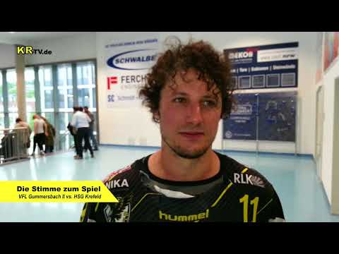 KR-TV.de 0311 Die Stimme zum Spiel - VFL Gummersbach II vs. HSG Krefeld