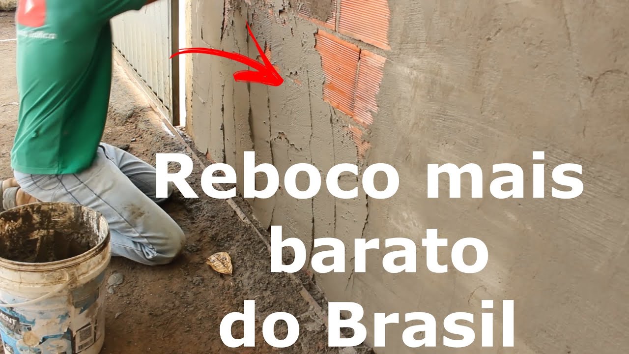 Como rebocar paredes com argamassa.