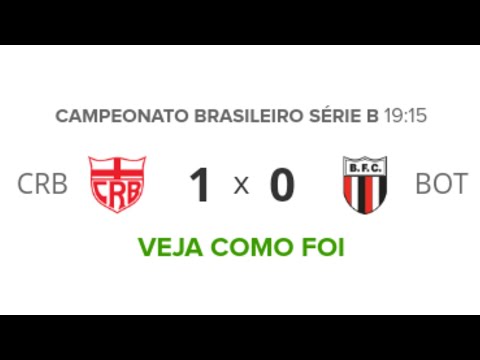 CRB 1 x 0 Botafogo-SP | Melhores Momentos | Série B | 24/10/2019 | Futebol