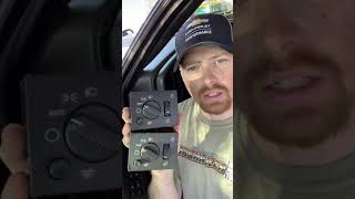 How to replace dimmer switch assembly on Gmc Sierra | Replacing the light switch assy on a Silverado
