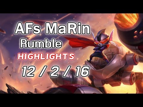 AFs MaRin Rumble 12/2/16 VS Cho'Gath | Highlights