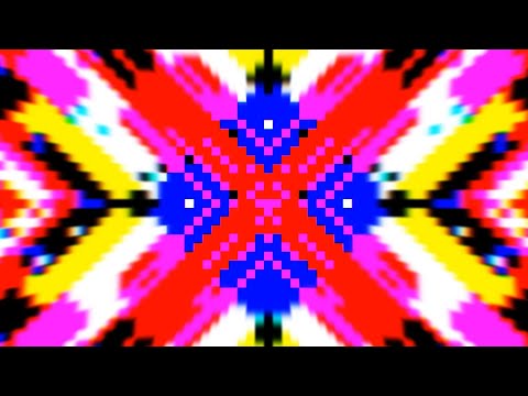 1 Hour Visual In Full HD / nr.185 / Large Pixels VFX VJ Music Video