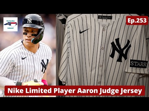 NY Yankees Aaron Judge Nike Limited Player MLB Baseball Jersey Review - Ep.253