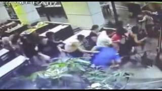 CCTV Terror attack in Tel-Aviv near Sarona 8th June 2016