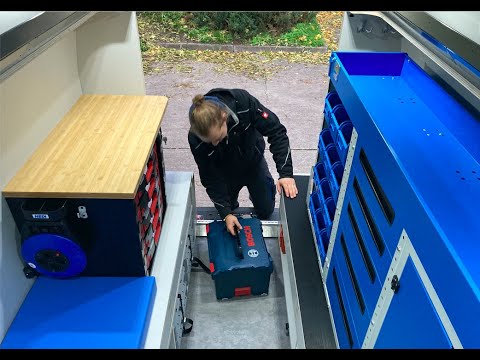 Weltpremiere | Flexibler Fahrzeugausbau |  Mobile Werkstatt | Fahrzeugeinrichtung
