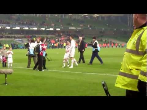 Blinkhorn and Cretaro celebrate. FAI Cup 2011