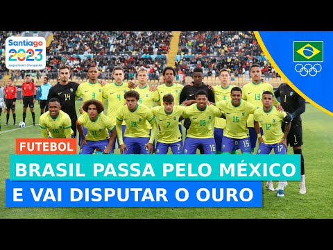 Gols e lances de Brasil x México