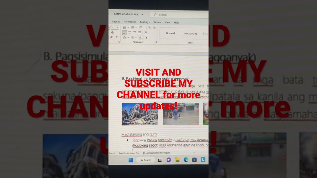 LESSON PLAN IN ESP 5