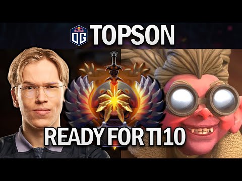 OG.TOPSON SNAPFIRE - READY FOR TI10 - DOTA 2 7.27 GAMEPLAY