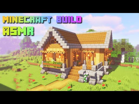 JubileeWhispers - Minecraft ASMR 🏡 Building a Cozy Village Cottage ✨