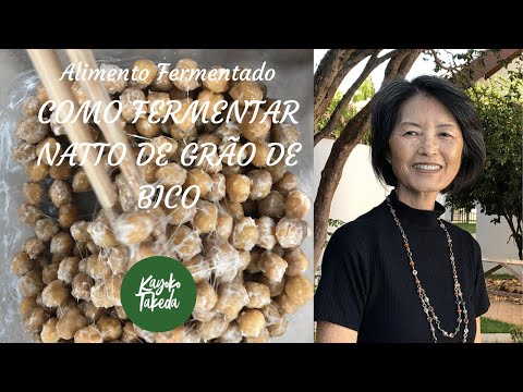 NATTO DE GRÃO DE BICO, COMO FERMENTAR - ALIMENTO FERMENTADO E PROBIÓTICO