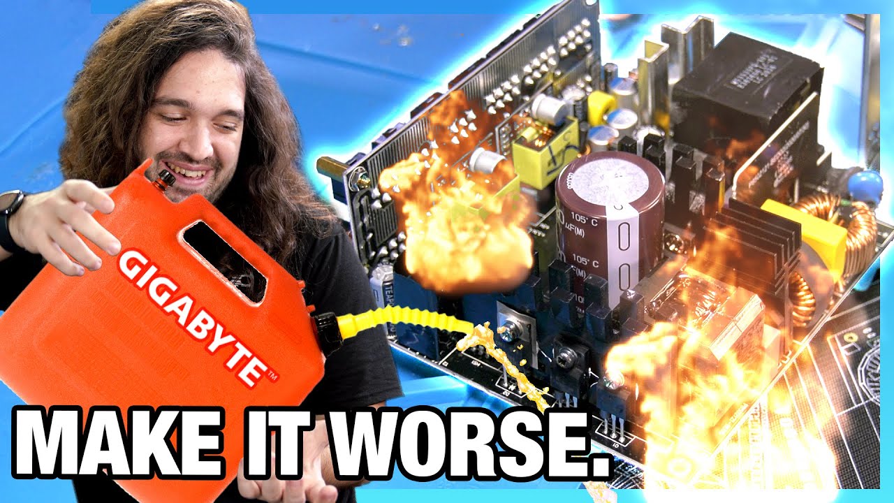 Gigabyte Twists Truth About Exploding Power Supplies in Dangerous Way