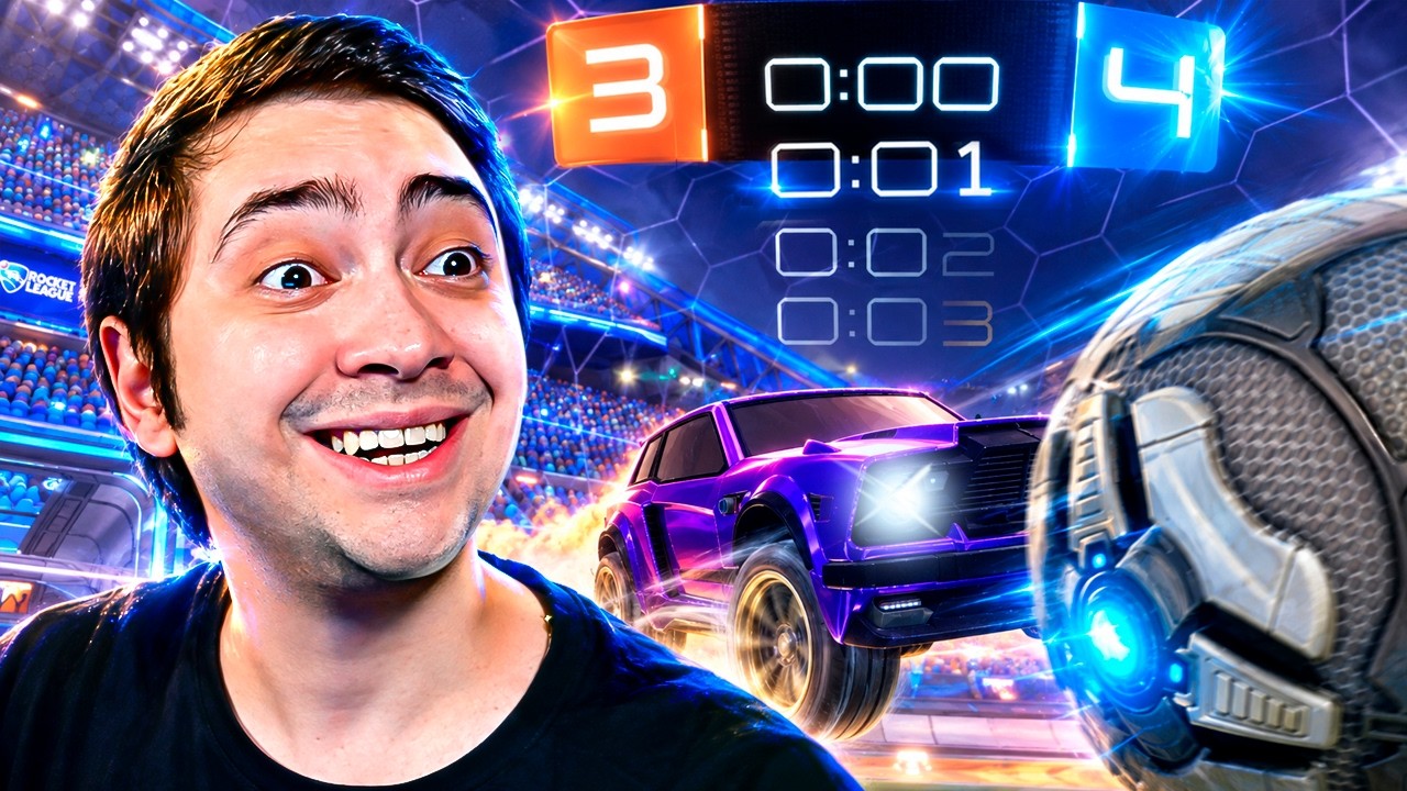 A VIRADA MAIS ABSURDA DO JOGO! - ROCKET LEAGUE COM O FALCON