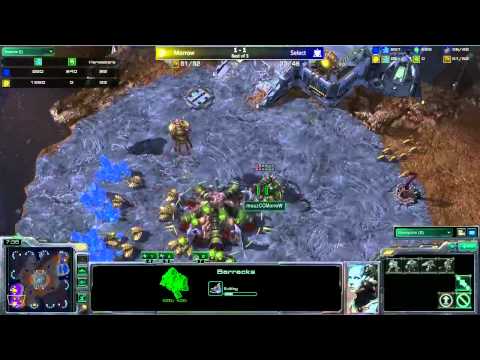 TSL4 Qualifier 4 - Select(T)  vs Morrow (Z)  - Game 3 - Best of 3 - Cast by Axeltoss