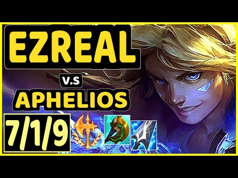 LUGER (EZREAL) vs APHELIOS - 7/1/9 KDA BOTTOM ADC CHALLENGER GAMEPLAY - EUW