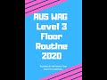 AUS WAG Level 3 Floor Routine