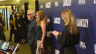 'Lansky' movie premiere. Harvey Keitel, John Magaro, Eytan Rockaway, Danny A video