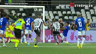 CONFIRA OS MELHORES MOMENTOS DE BOTAFOGO 4 X 0 CRUZEIRO PELA SÉRIE A DO BRASILEIRÃO