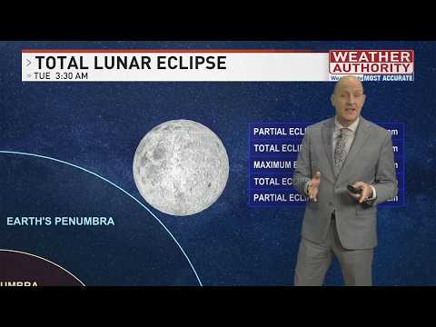 Total lunar eclipse will turn moon blood red early Tuesday