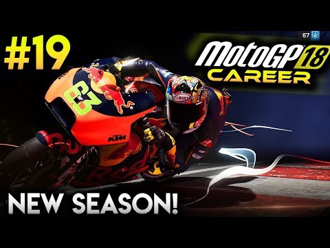 MotoGP 18 Career Mode Part 19 - NEW MOTOGP SEASON! (MotoGP 2018 Game Career Mode Gameplay PS4 / PC)