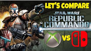 Let's Compare Republic Commando Xbox vs Switch