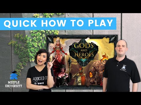 Gods and Heroes - Quick How to Play. A Kickstarter Preview