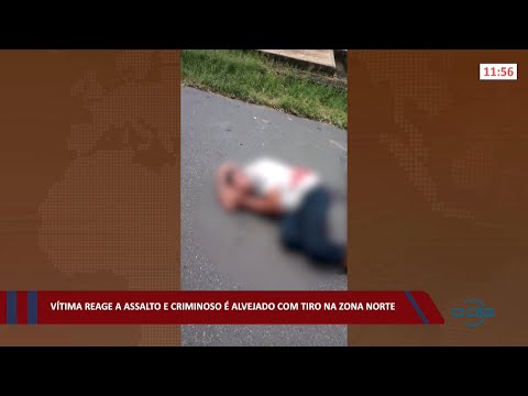 Vítima reage a assalto e criminoso é alvejado com tiro na zona norte 08 03 2022