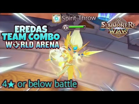 Eredas Team Combo in World Arena - Summoners War