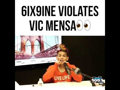 Tekashi 6ix9ine & DJ Spinking Violates Vic Mensa On Angie Martinez Radio Show 😱 [CultureStamp]