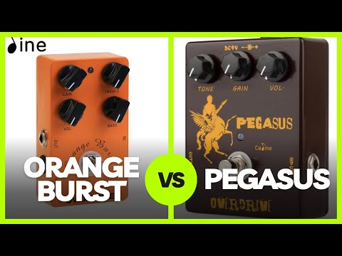 Caline Orange Burst vs Caline Pegasus Overdrive