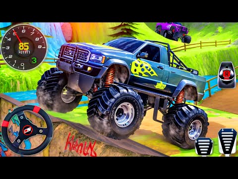 Monster Truck Racing Simulator 3D - Extreme Crash Car Demolition Derby - Android GamePlay