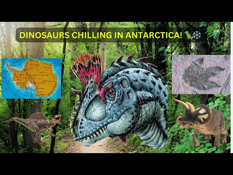 DINOSAURS CHILLING IN ANTARCTICA!